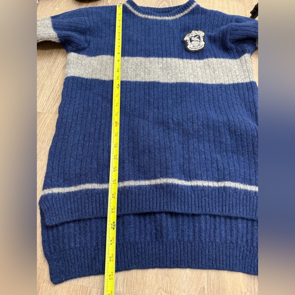 Universal Studios Harry Potter Ravenclaw Qudditch Wool Sweater Large - Picture 5 of 8